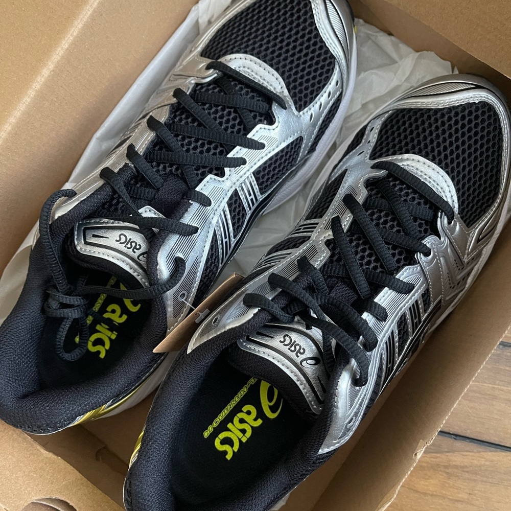 UNISEX ASICS GEL-KAYANO 14 'BLACK LEMON SPARK' - Picture 8 of 8